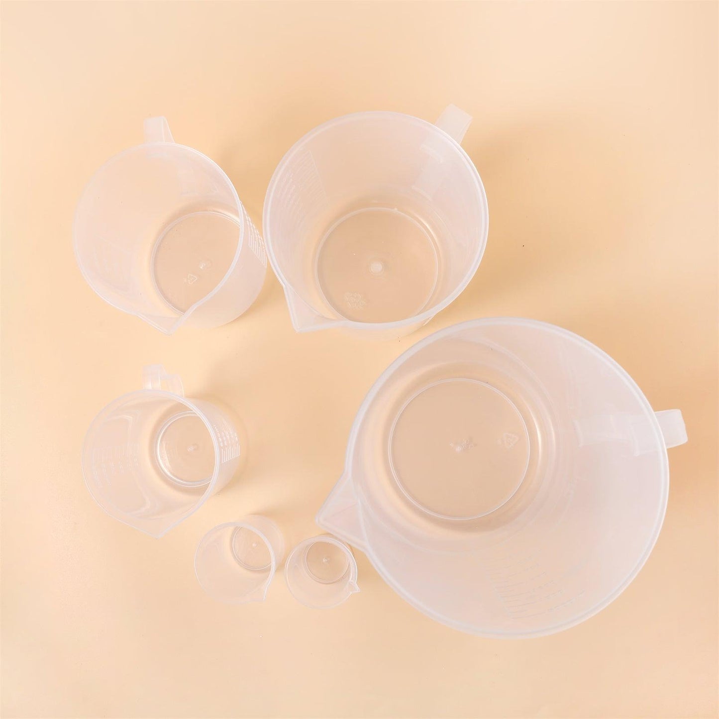 6-Piece Measuring Cup Set – Accurate Kitchen Measuring Tools for Baking & Cooking