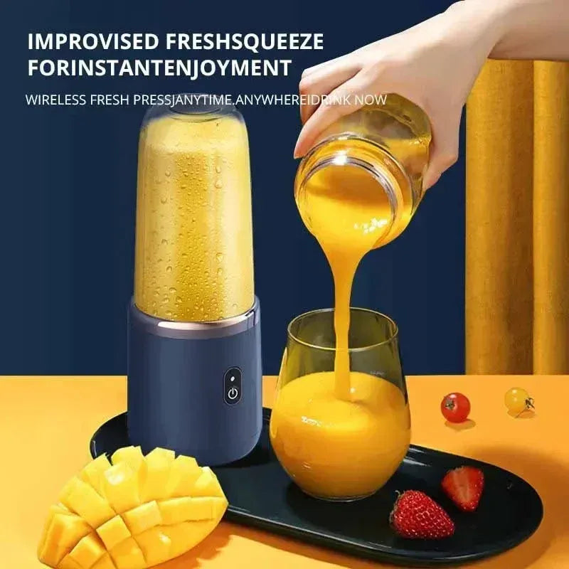 Portable Blender – USB Rechargeable Smoothie Maker for Shakes & Juices