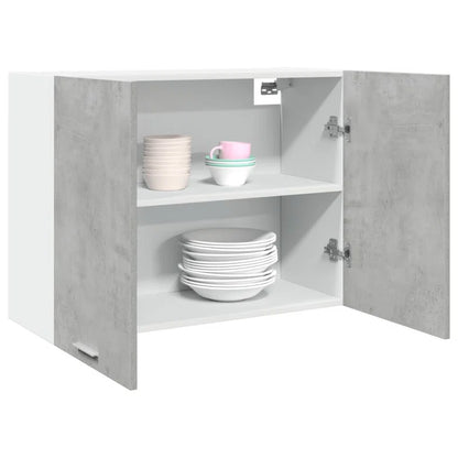 Hanging Cabinet Lyon Concrete Grey 80X31X60 Cm Engineered Wood