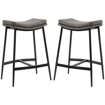 Industrial Bar Stools Set of 2 Kitchen Stools for Dining Room Kitchen