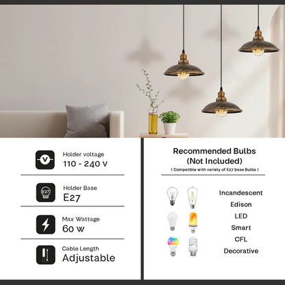 Garr 3 - Light Kitchen Island Pendant
