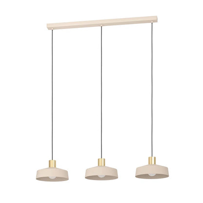 Espere 3 - Light Sand Coloured Kitchen Island Pendant