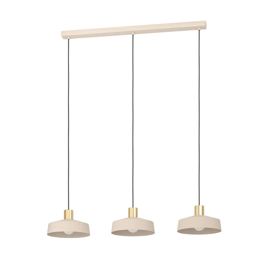Espere 3 - Light Sand Coloured Kitchen Island Pendant