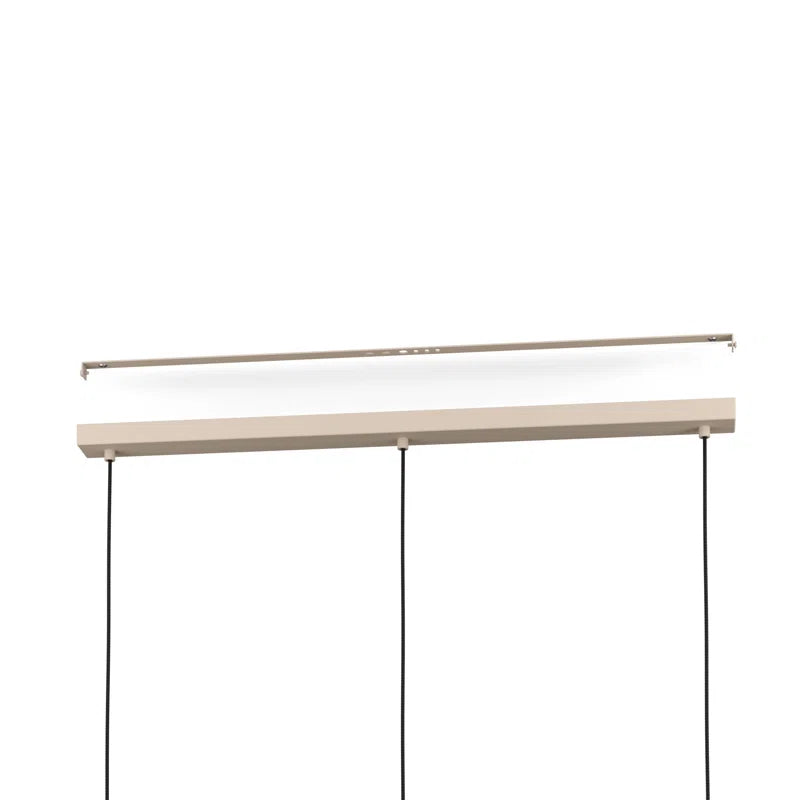 Espere 3 - Light Sand Coloured Kitchen Island Pendant
