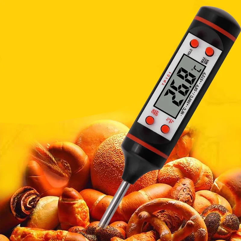 Digital Grill Thermometer with Probe Display-1