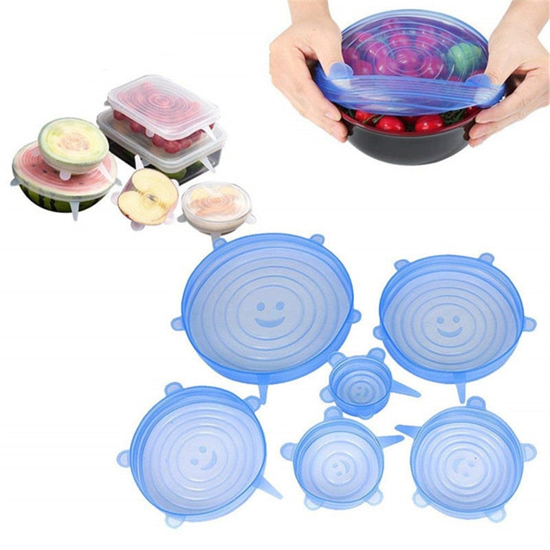 Universal Lid Silicone Food Wraper-0
