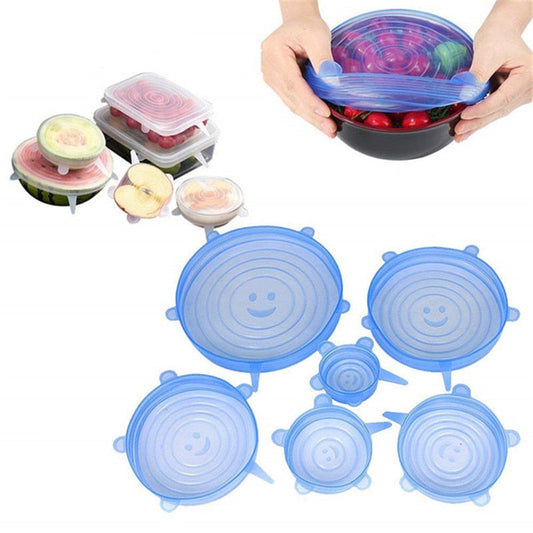 Universal Lid Silicone Food Wraper-0