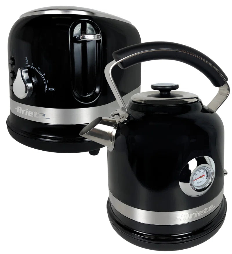 Moderna 1.7L Stainless Steel Kettle with 2 Slice Toaster Set