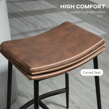 Industrial Bar Stools Set of 2 Kitchen Stools for Dining Room Kitchen