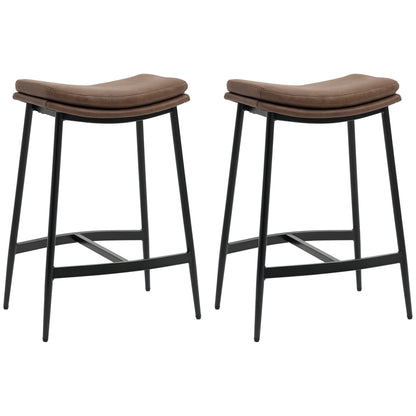 Industrial Bar Stools Set of 2 Kitchen Stools for Dining Room Kitchen