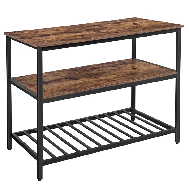 Ladue 120Cm W Stainless Steel Kitchen Island