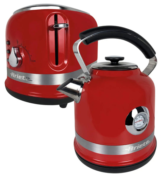 Moderna 1.7L Stainless Steel Kettle with 2 Slice Toaster Set