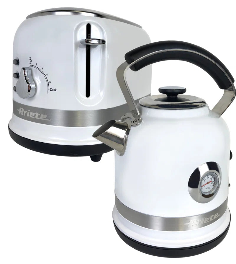 Moderna 1.7L Stainless Steel Kettle with 2 Slice Toaster Set