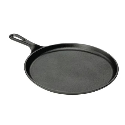 10.5-Inch Round Pre-Seasoned Cast Iron Skillet – Griddle & Frying Pan