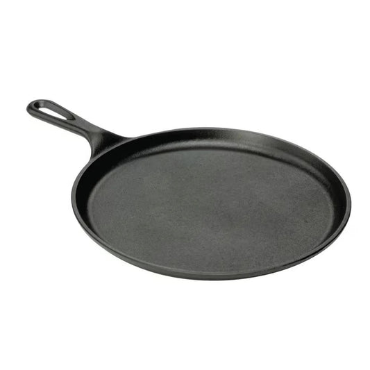 10.5-Inch Round Pre-Seasoned Cast Iron Skillet – Griddle & Frying Pan