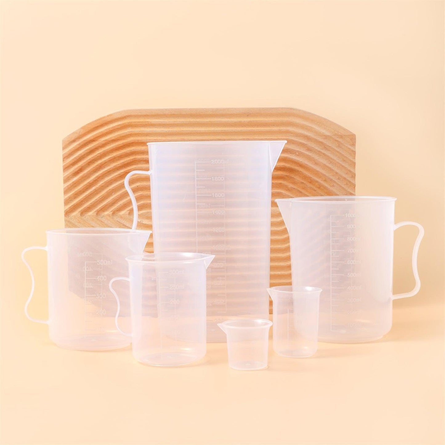 6-Piece Measuring Cup Set – Accurate Kitchen Measuring Tools for Baking & Cooking