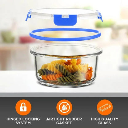24-Piece Glass Food Storage & Bakeware Set – Oven-Safe Containers with Snap Locking Lids