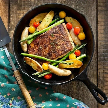 4-Piece Pre-Seasoned Cast Iron Skillet Set – Durable Frying Pans