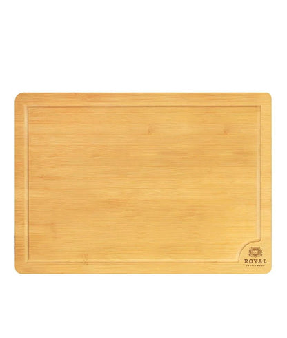 Large Bamboo Cutting Board – Durable Wooden Chopping Board for Kitchen & Food Prep