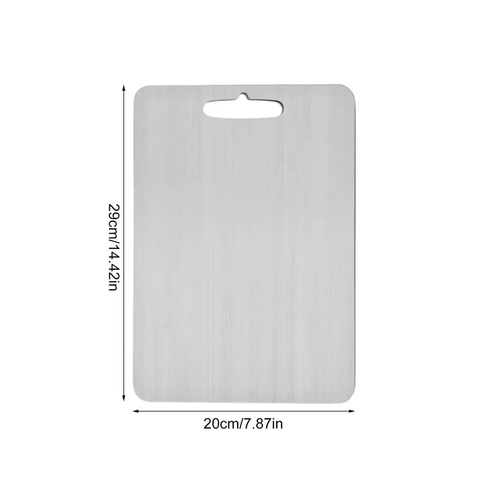 Titanium Stainless Steel Cutting Board – Durable, Hygienic & Knife-Friendly Chopping Board