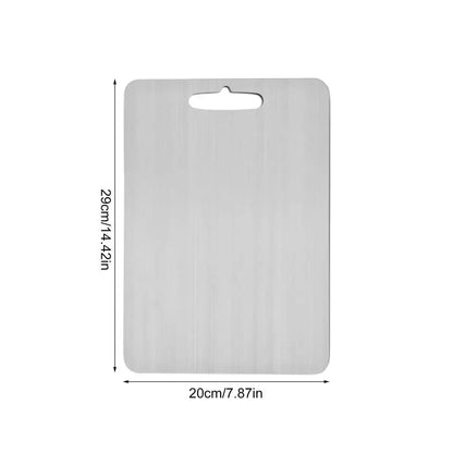 Titanium Stainless Steel Cutting Board – Durable, Hygienic & Knife-Friendly Chopping Board
