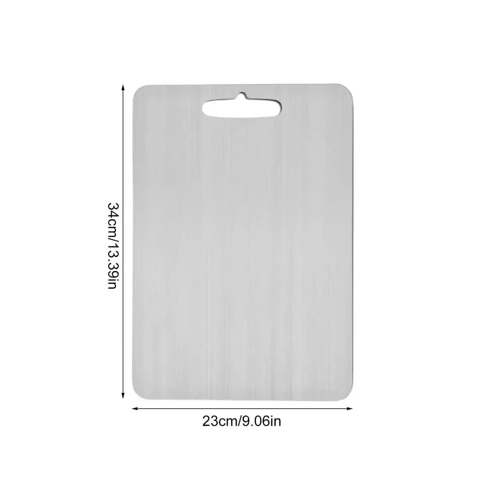 Titanium Stainless Steel Cutting Board – Durable, Hygienic & Knife-Friendly Chopping Board