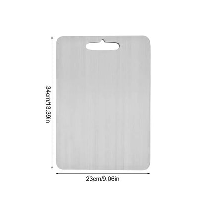 Titanium Stainless Steel Cutting Board – Durable, Hygienic & Knife-Friendly Chopping Board