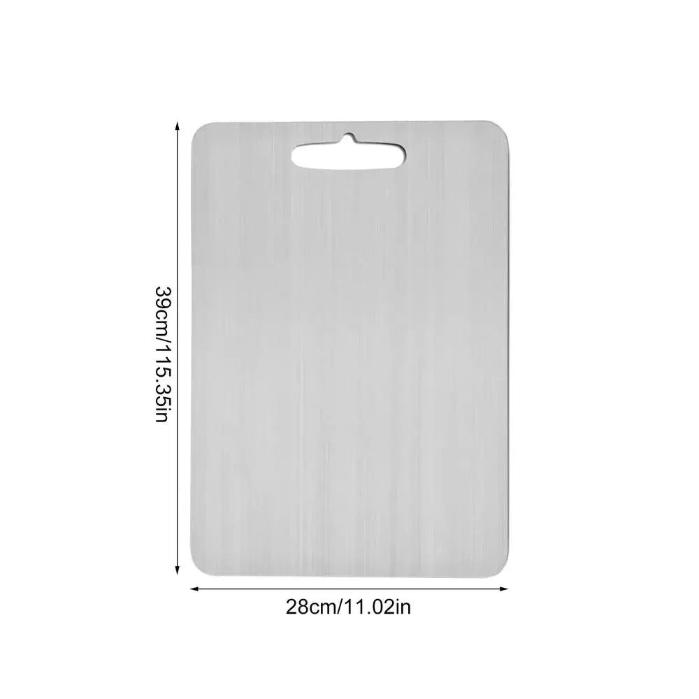 Titanium Stainless Steel Cutting Board – Durable, Hygienic & Knife-Friendly Chopping Board
