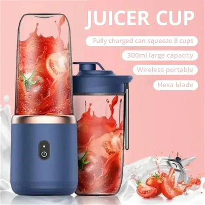 Portable Blender – USB Rechargeable Smoothie Maker for Shakes & Juices