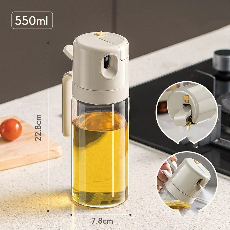 Oil Sprayer Bottle – Refillable Olive Oil Mister for Cooking & BBQ