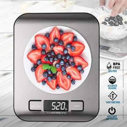 Digital Kitchen Scale + Digital Spoon Scale Set – Precision Cooking & Baking Tools