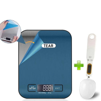 Digital Kitchen Scale + Digital Spoon Scale Set – Precision Cooking & Baking Tools