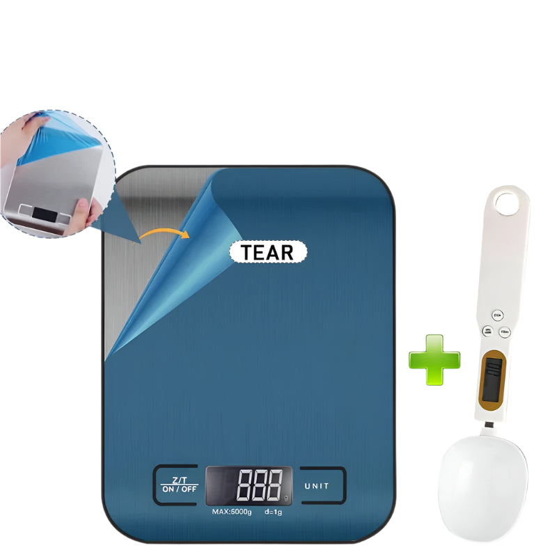 Digital Kitchen Scale + Digital Spoon Scale Set – Precision Cooking & Baking Tools