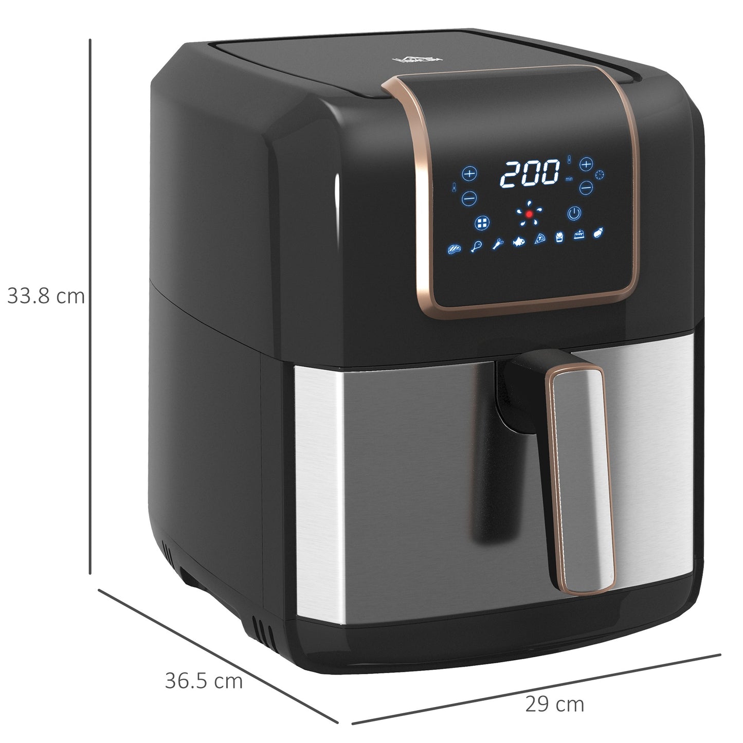 Digital Air Fryer – Oil-Free Healthy Cooking with Multiple Presets